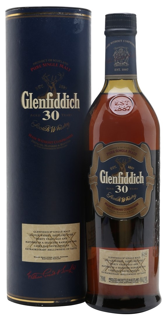 Glenfidich 30 Y.O.					