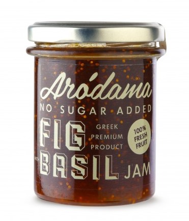 Arodama Fig-Basil Spread- Μαρμελάδα Σύκο No Sugar